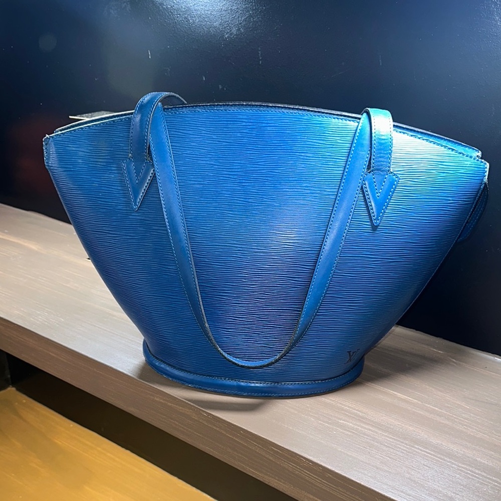 Louis Vuitton Shimmering Blue Tote